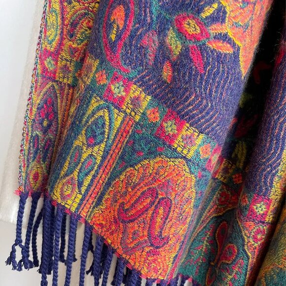 Thick winter shawl | Imitation Cashmere Scarf Warm Cozy Shawls and wraps for Her - Picture 3 of 3